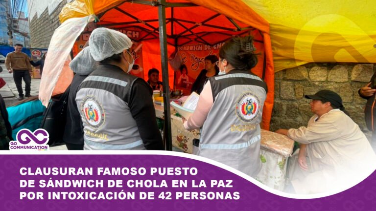 Clausuran famoso puesto de sándwich de chola en La Paz por intoxicación de 42 personas