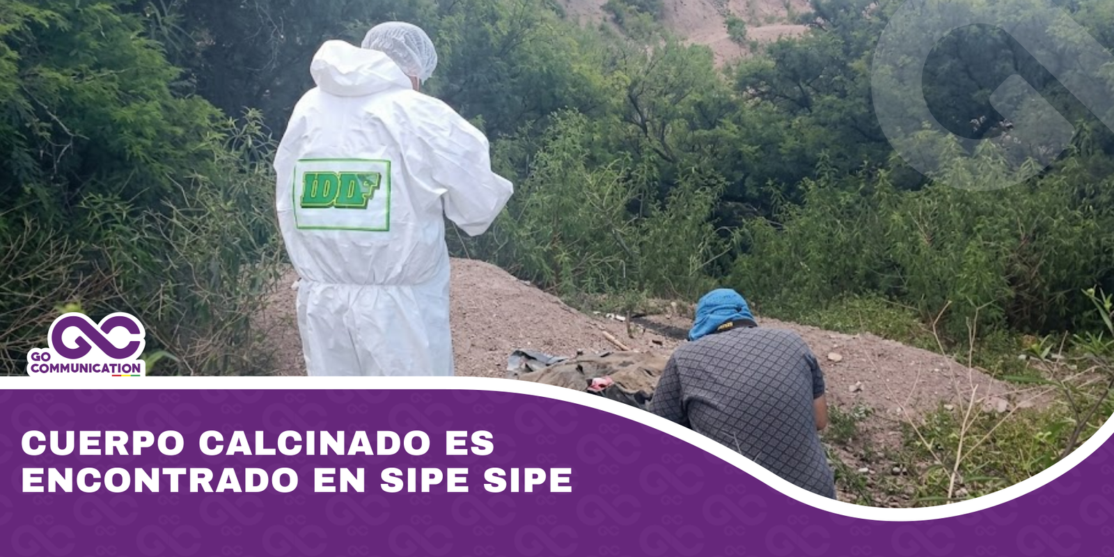 Cuerpo calcinado es encontrado en Sipe Sipe