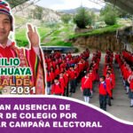 Denuncian ausencia de director de colegio por priorizar campaña electoral