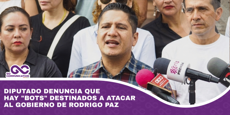 Diputado denuncia que hay bots destinados a atacar al gobierno de Rodrigo Paz
