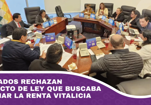 Diputados rechazan proyecto de ley que buscaba eliminar la renta vitalicia