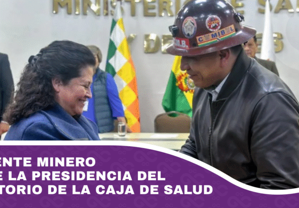 Dirigente minero asume la presidencia del directorio de la caja de Salud (2)