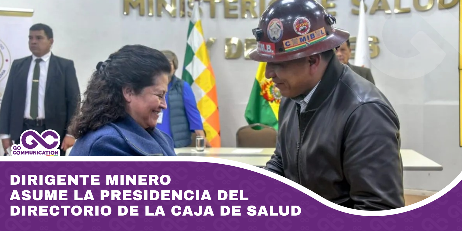 Dirigente minero asume la presidencia del directorio de la caja de Salud (2)