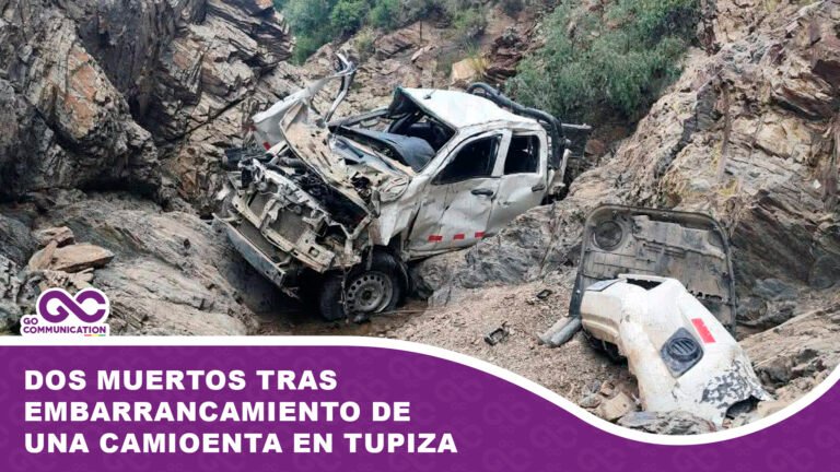 Dos muertos tras embarrancamiento en Tupiza