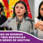 El gobierno de Rodrigo Paz suma tres renuncias en cuatro meses de gestión