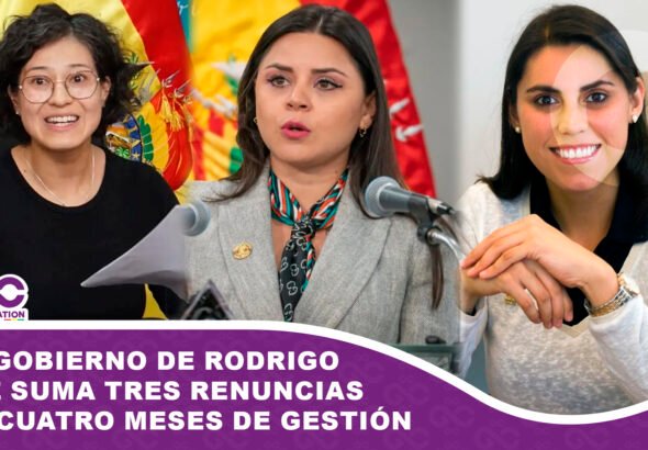 El gobierno de Rodrigo Paz suma tres renuncias en cuatro meses de gestión