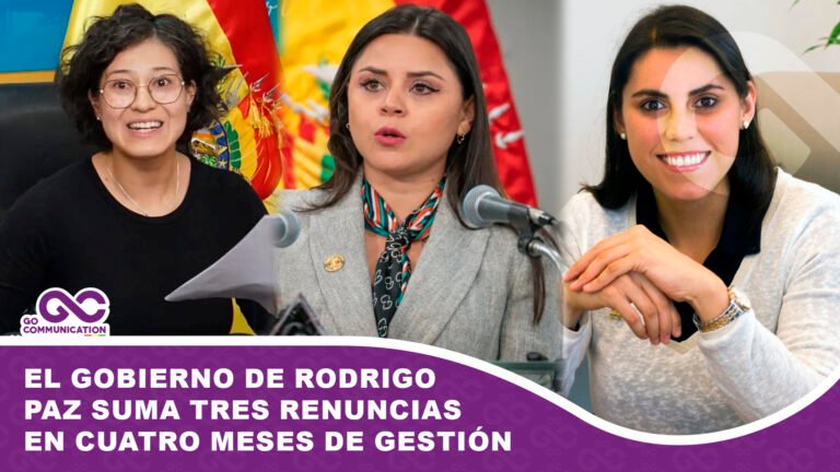 El gobierno de Rodrigo Paz suma tres renuncias en cuatro meses de gestión