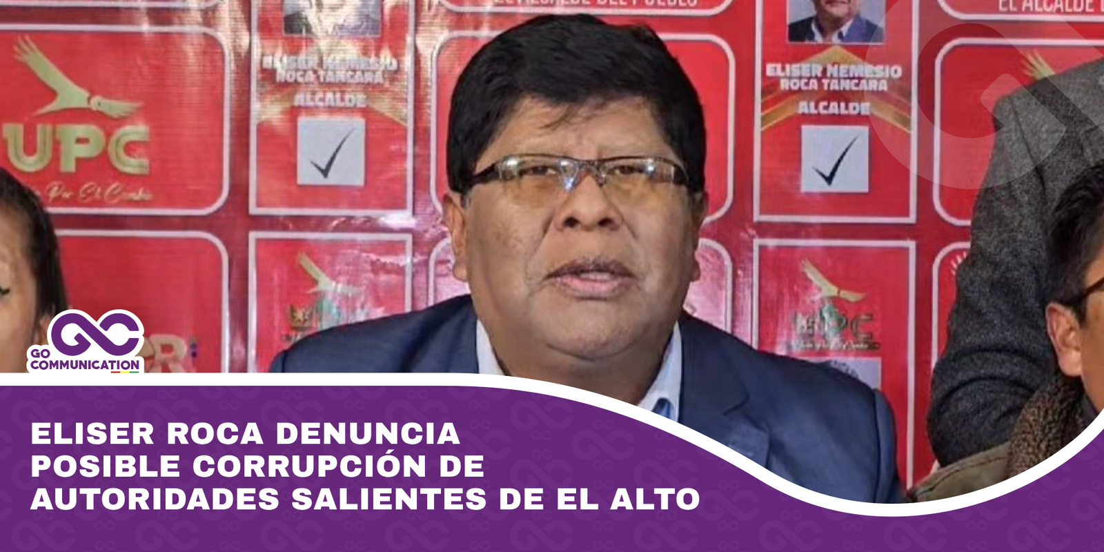 Eliser Roca denuncia posible corrupción de autoridades salientes de El Alto