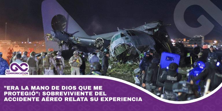 ”Era la mano de Dios que me protegió” sobreviviente del accidente aéreo relata su experiencia