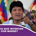 Evo denuncia que intentan vincularlo con Marset