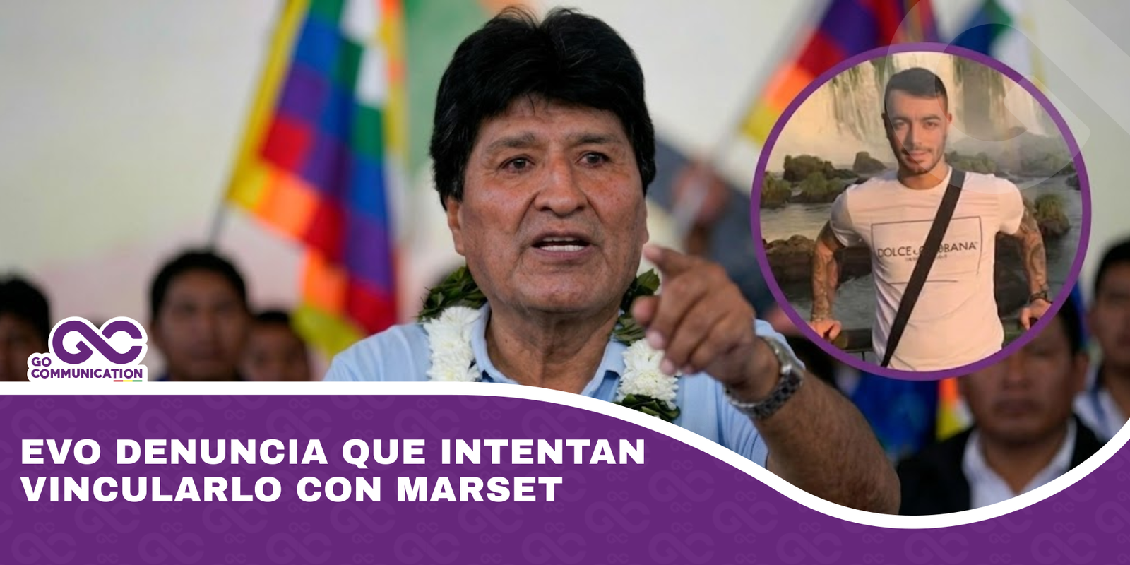 Evo denuncia que intentan vincularlo con Marset
