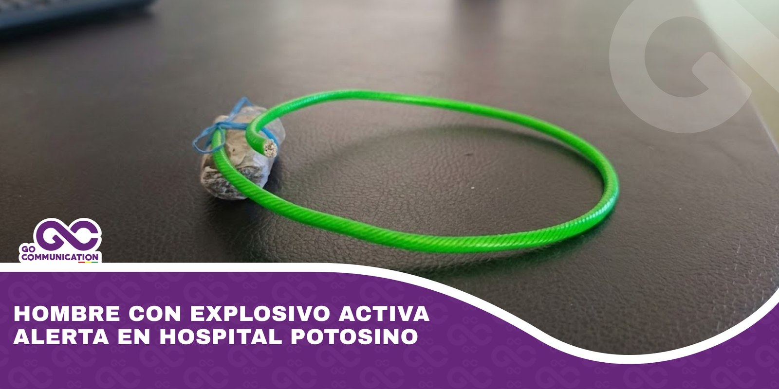 Hombre con explosivo activa alerta en hospital potosino