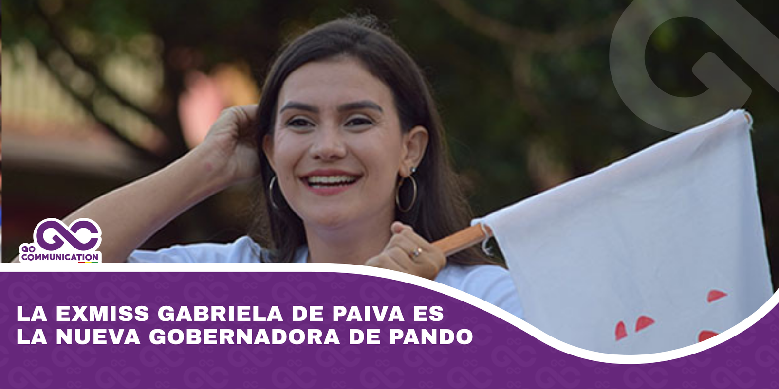 La exmiss Gabriela de Paiva es la nueva gobernadora de Pando
