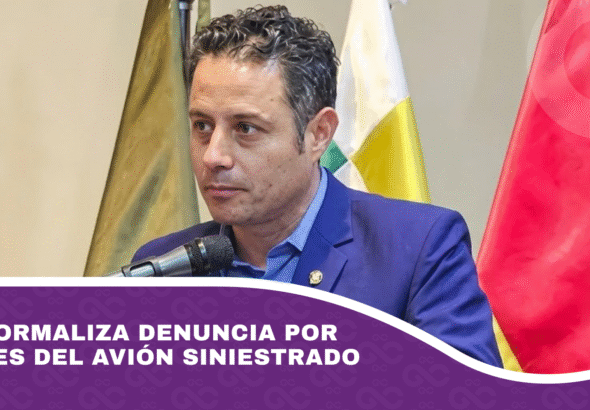 Lara formaliza denuncia por billetes del avión siniestrado