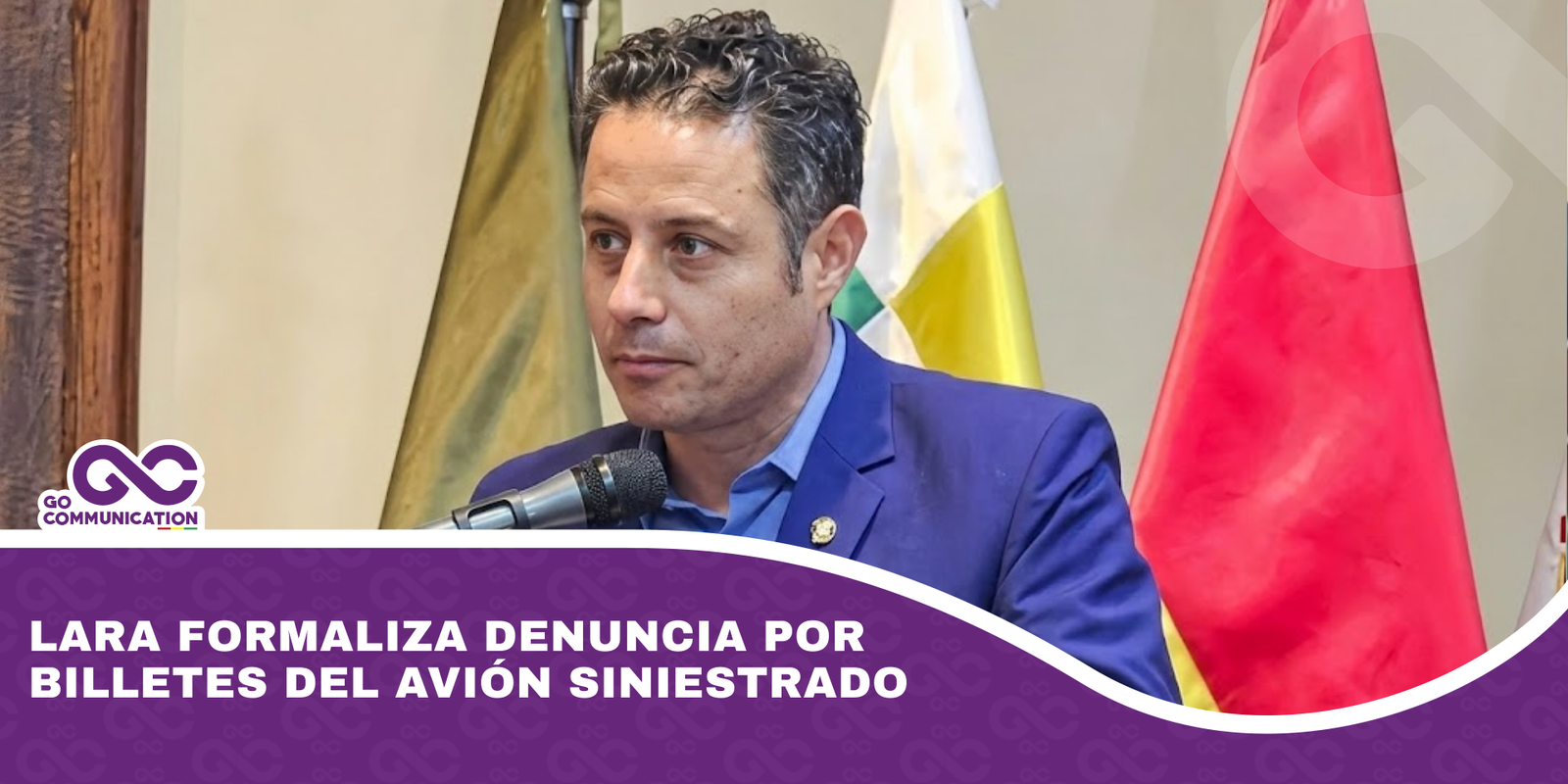 Lara formaliza denuncia por billetes del avión siniestrado