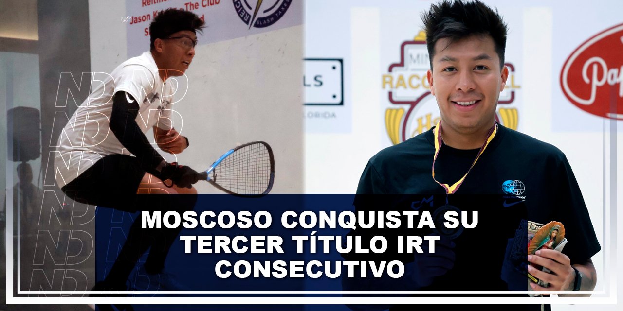 Moscoso conquista su tercer título IRT consecutivo