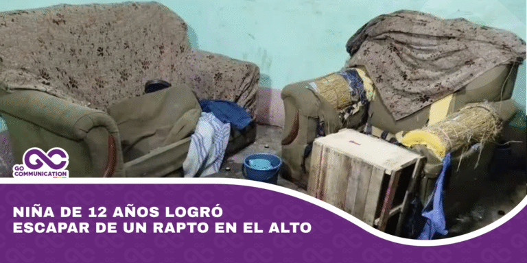 Niña de 12 años logró escapar de un rapto en El Alto