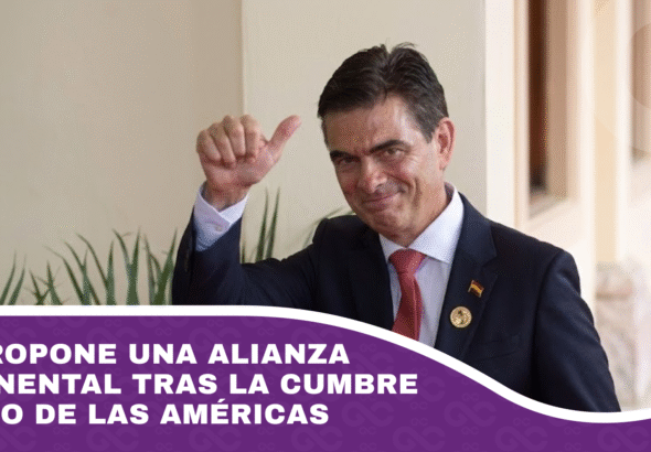 Paz propone una alianza continental tras la Cumbre Escudo de las Américas