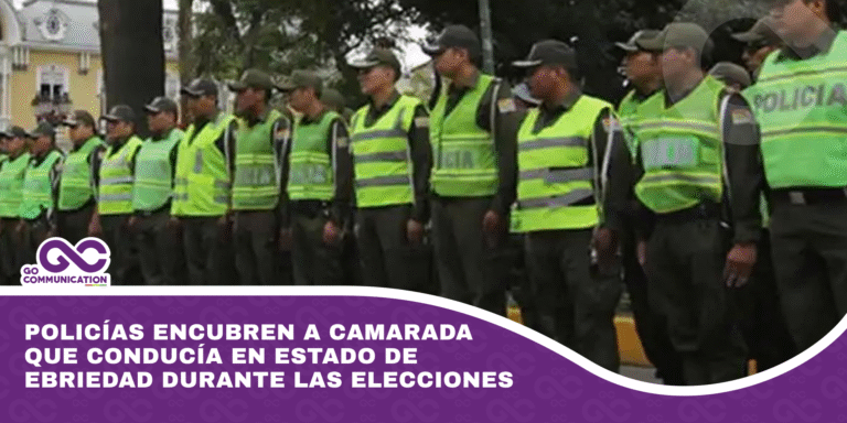 Policías encubren a camarada que conducía en estado de ebriedad durante las elecciones