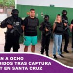 Presentan a ocho aprehendidos tras captura de Sebastián Marset en Santa Cruz