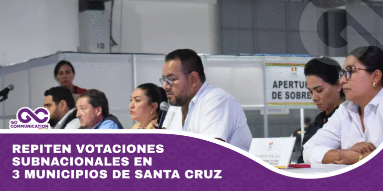 Repiten votaciones subnacionales en 3 municipios de Santa Cruz