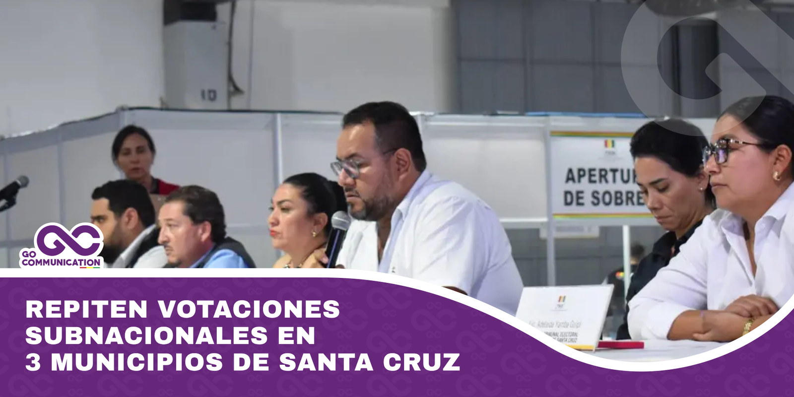 Repiten votaciones subnacionales en 3 municipios de Santa Cruz