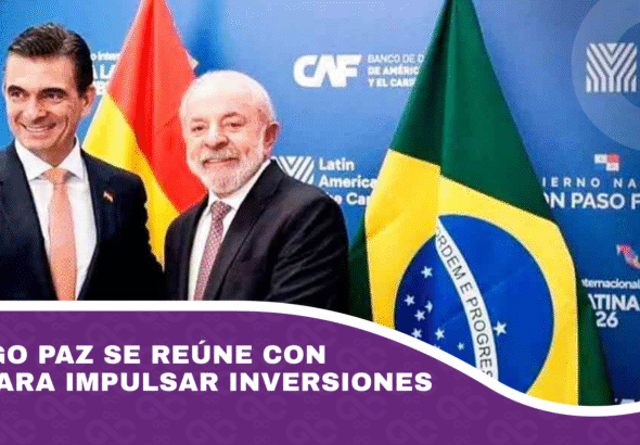 Rodrigo Paz se reúne con Lula para impulsar inversiones