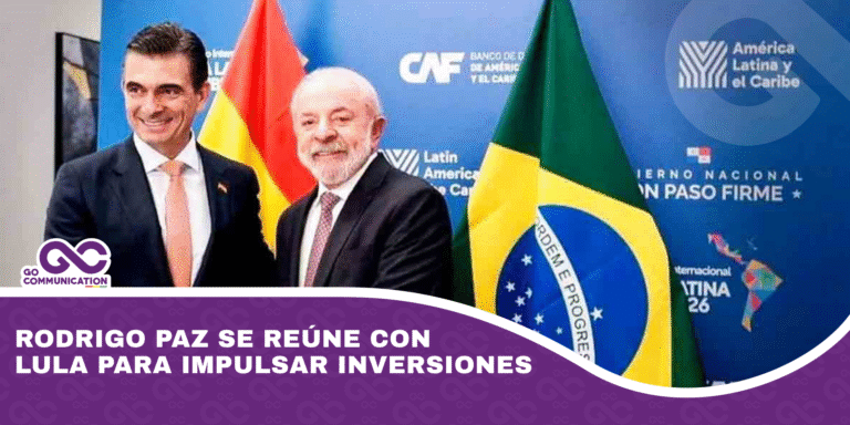 Rodrigo Paz se reúne con Lula para impulsar inversiones