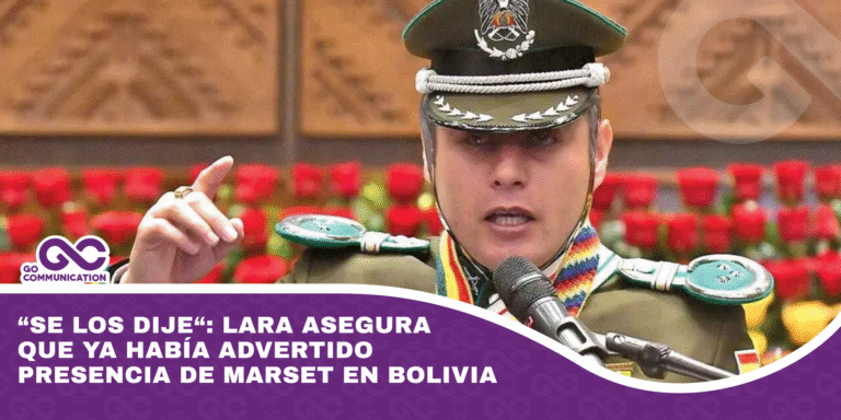 “Se los dije“ Lara asegura que ya había advertido presencia de Marset en Bolivia
