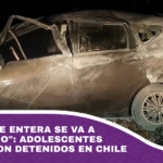 Si mi mamá se entera se va a enojar mucho Adolescentes 'chuteros' son detenidos en Chile
