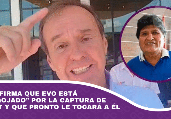 Tuto afirma que Evo está “acongojado” por la captura de Marset y que pronto le tocará a él