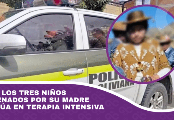 Una de los tres niños envenenados por su madre continúa en terapia intensiva