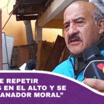 Vargas pide repetir elecciones en El Alto y se declara “ganador moral”