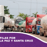 Vuelven las filas por gasolina en La Paz y Santa Cruz