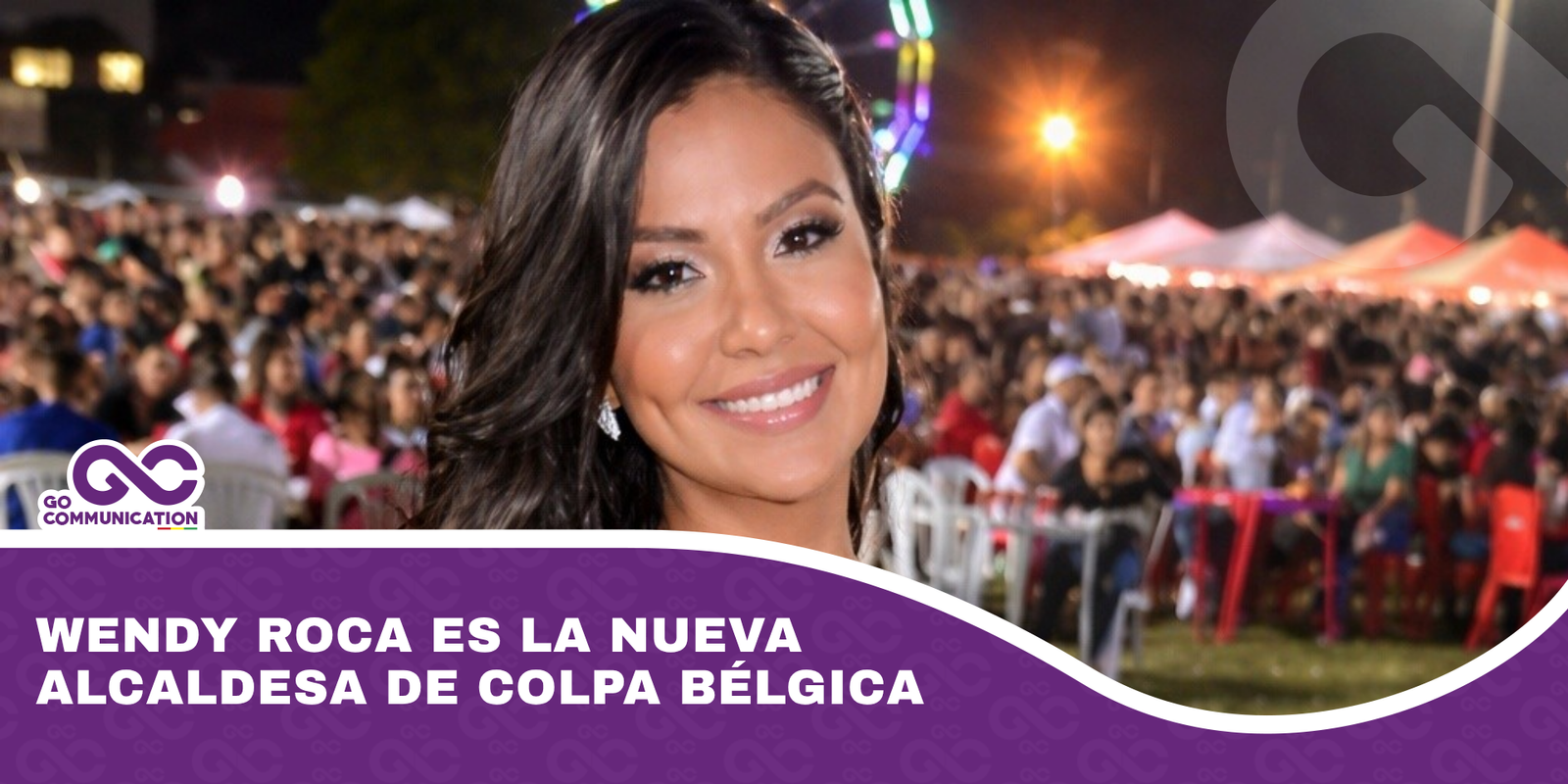 Wendy Roca es la nueva alcaldesa de Colpa Bélgica