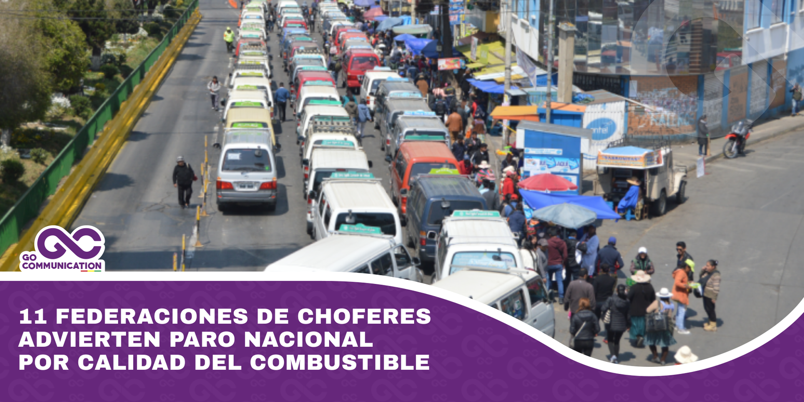 11 federaciones de choferes advierten paro nacional por calidad del combustible