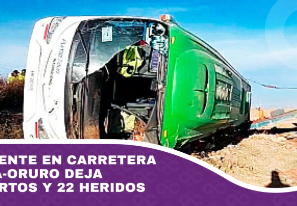 Accidente en carretera Pisiga-Oruro deja 9 muertos y 22 heridos