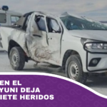 Accidente en el Salar de Uyuni deja al menos siete heridos