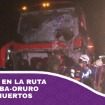 Accidente en la ruta Cochabamba-Oruro deja dos muertos