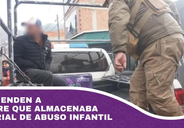 Aprehenden a hombre que almacenaba material de abuso infantil