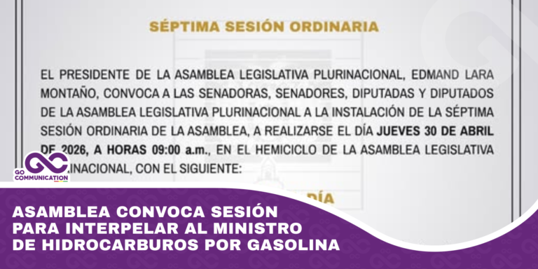 Asamblea convoca sesión para interpelar al ministro de Hidrocarburos por gasolina