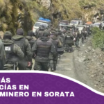 Atacan a más de 300 policías en operativo minero en Sorata