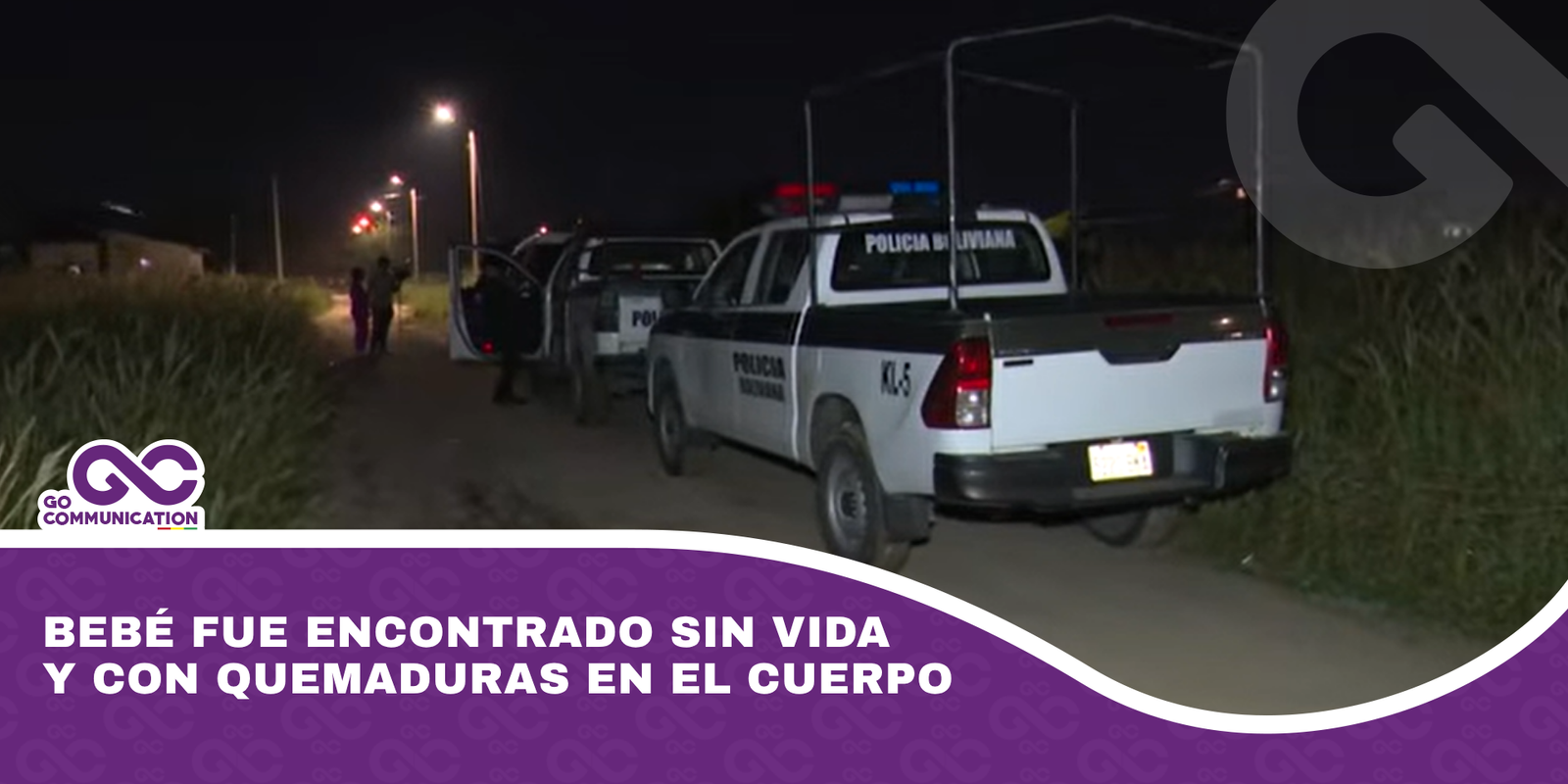 Bebé fue encontrado sin vida y con quemaduras en el cuerpo