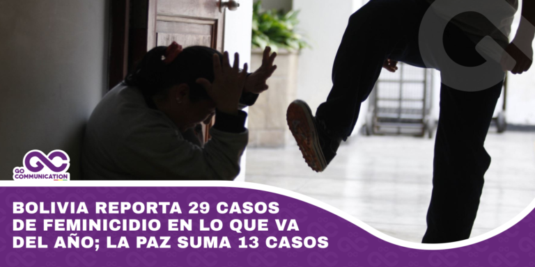 Bolivia reporta 29 casos de feminicidio en lo que va del año; La Paz suma 13 casos