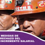 COB anuncia medidas de presión por rechazo del Gobierno al incremento salarial