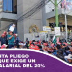 COB presenta pliego petitorio que exige un aumento salarial del 20%