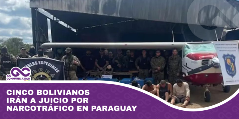 Cinco bolivianos irán a juicio por narcotráfico en Paraguay