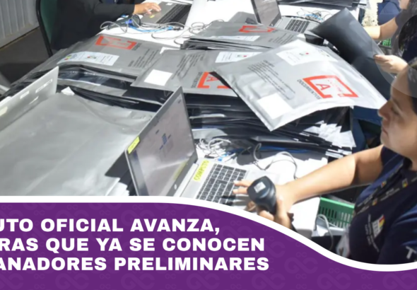 Cómputo oficial avanza, mientras que ya se conoce nlos ganadores preliminares