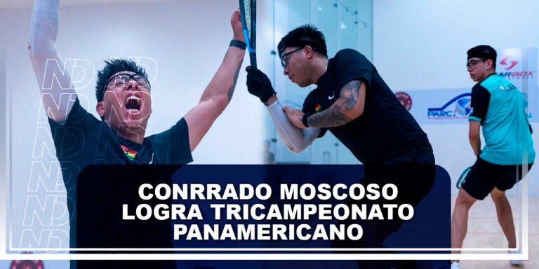 Conrrado Moscoso logra tricampeonato Panamericano