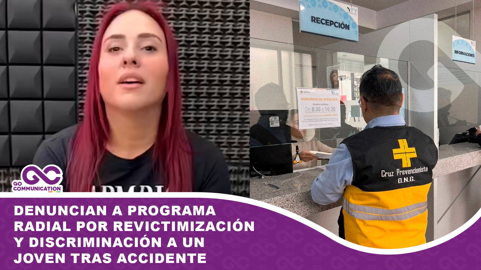 Denuncian a programa radial por revictimización y discriminación a un joven tras accidente